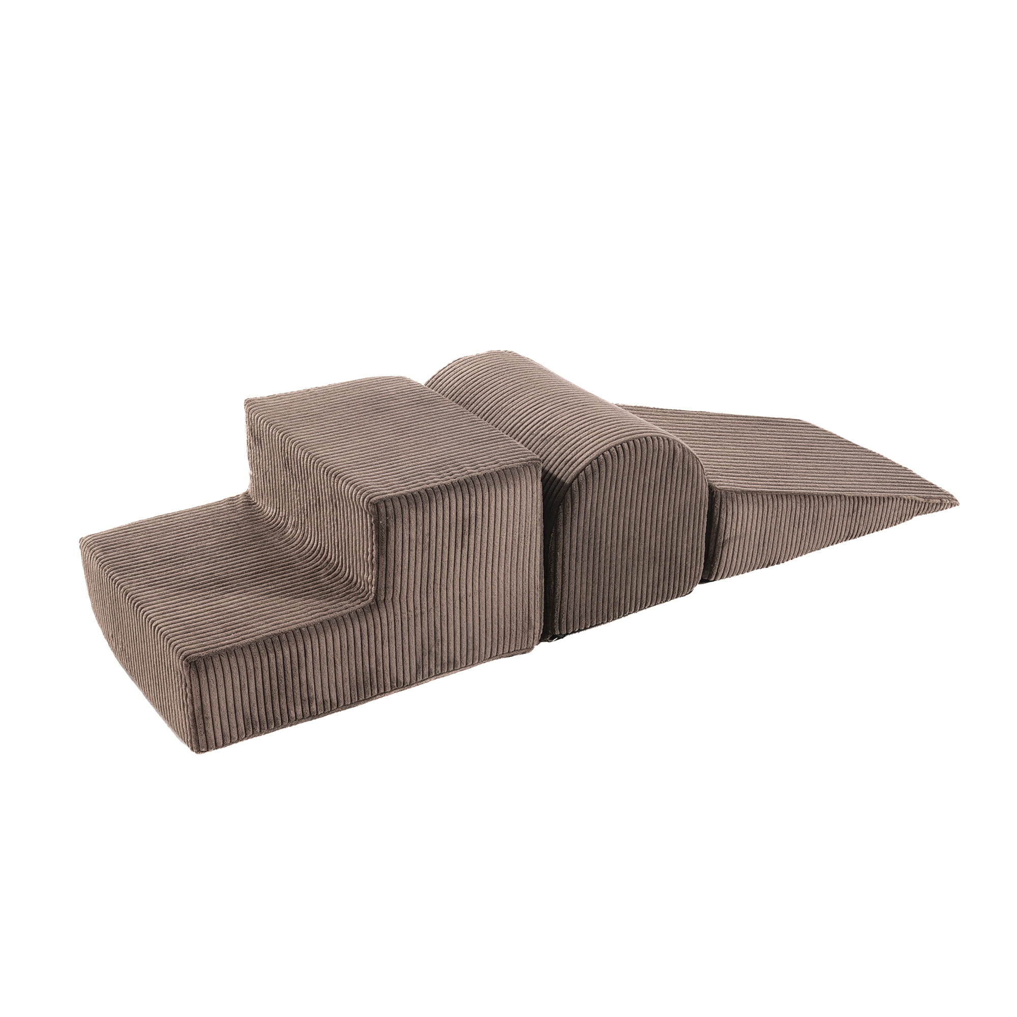 MeowBaby foam play set Aesthetic Cord 3 elements - ecru/beige