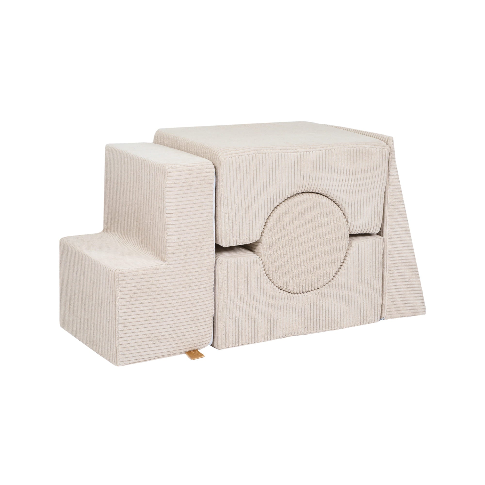 MeowBaby Shape Set Aesthetic Cord 5-Elements - ecru/beige