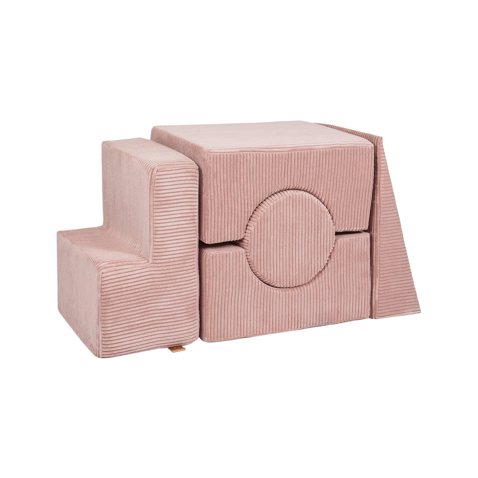 MeowBaby Shape Set Ästhetik Cord 5-Elemente - powder pink
