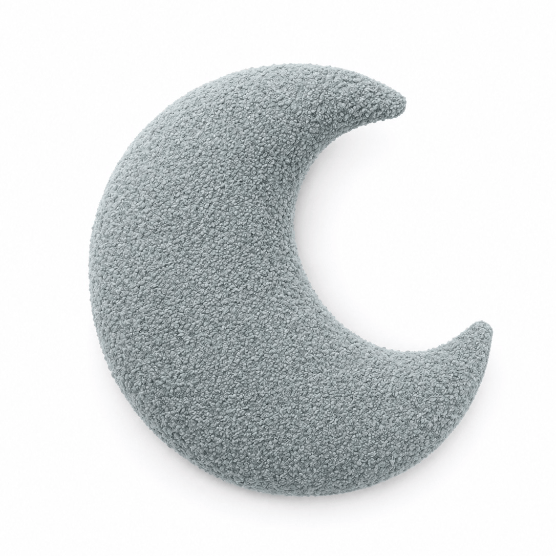 MeowBaby Deko-Kissen Mond - Soft Bouclé Edition