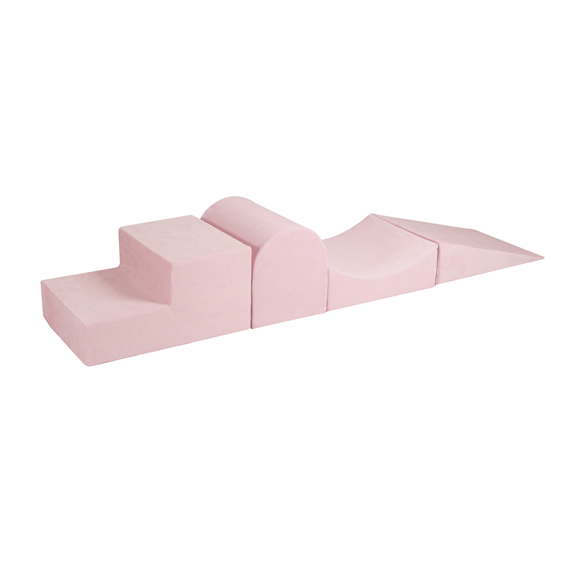 MeowBaby Schaumspielset Velvet 4 Elemente - hellrosa