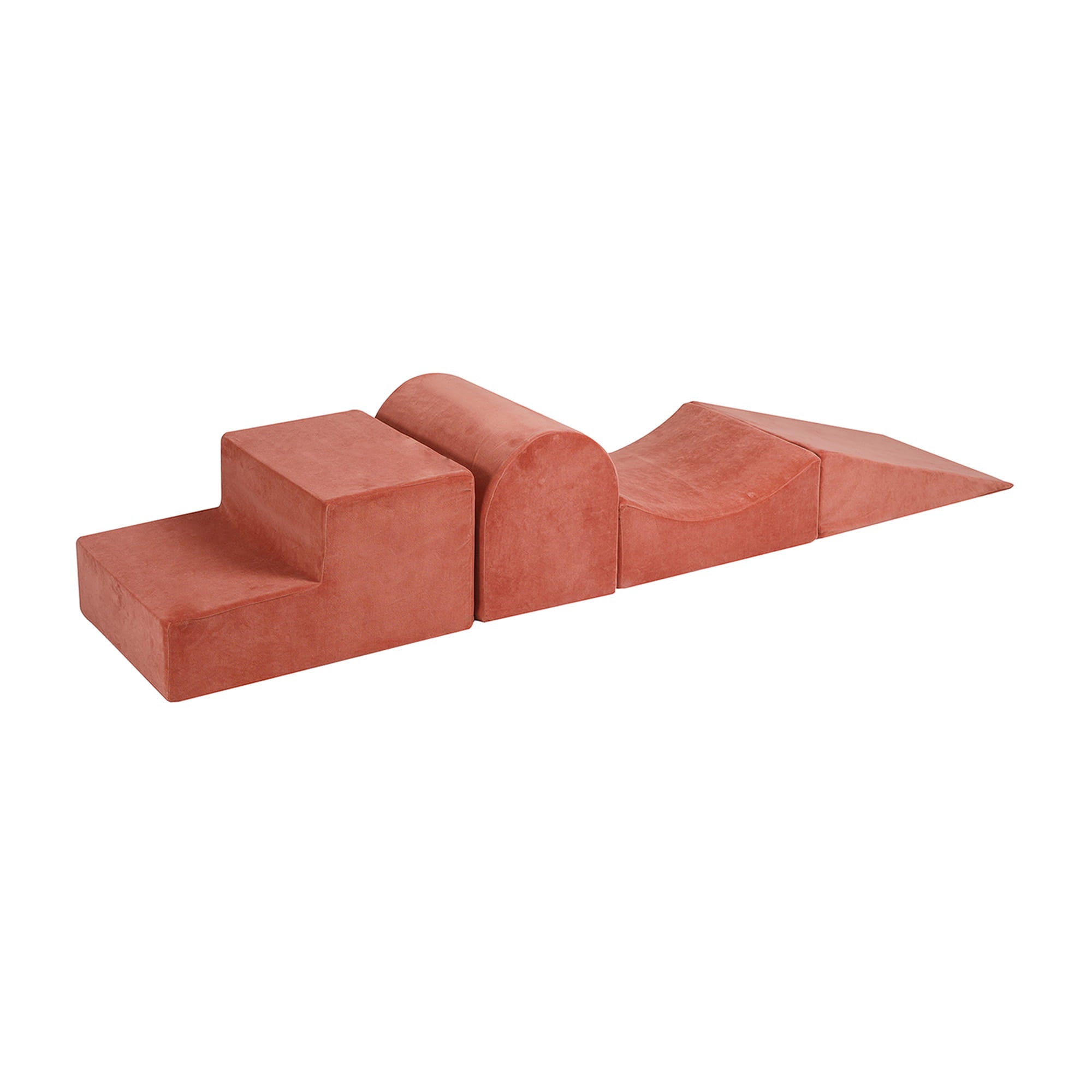 MeowBaby Schaumspielset Velvet 4 Elemente - marsala red