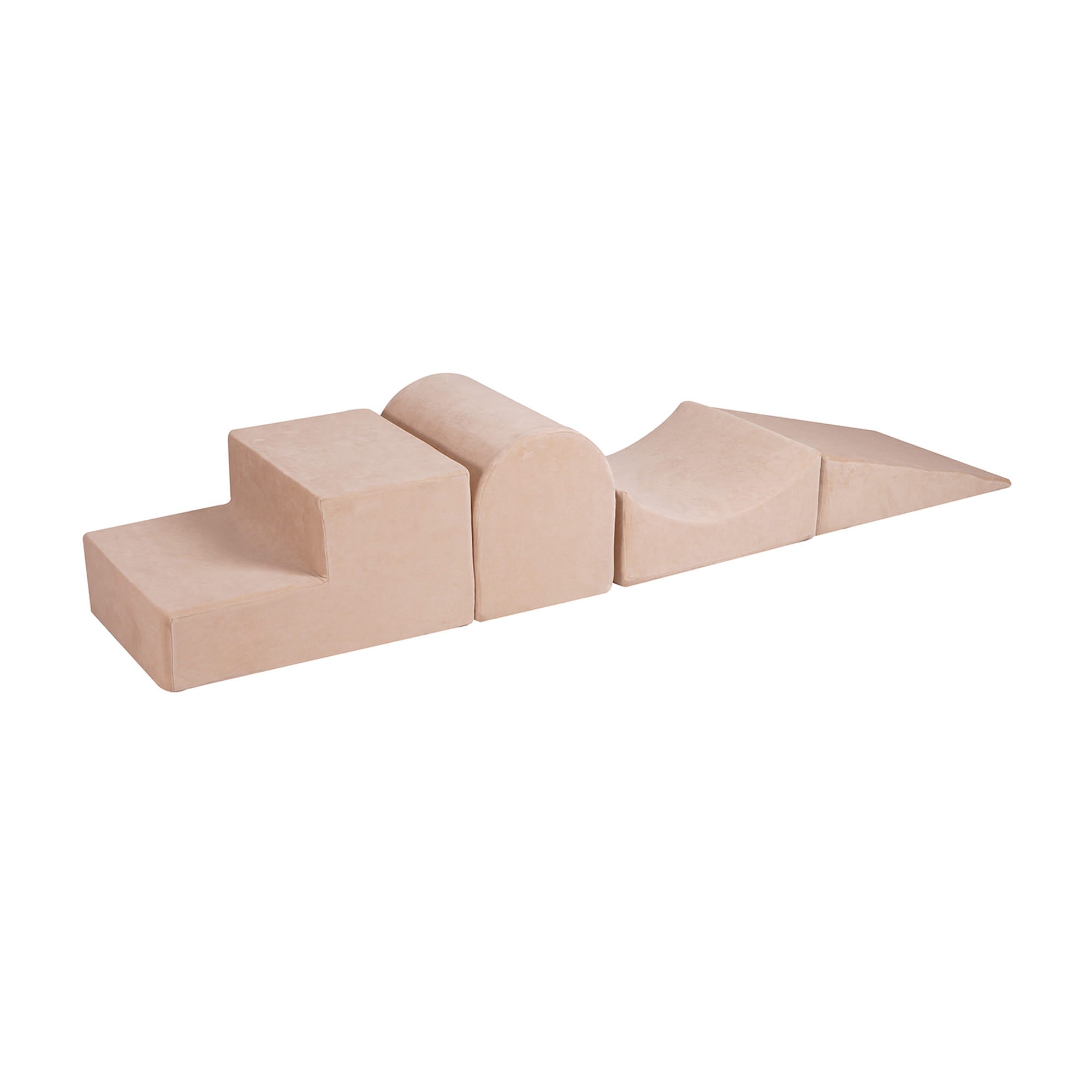 MeowBaby foam play set Velvet 4 elements - ecru
