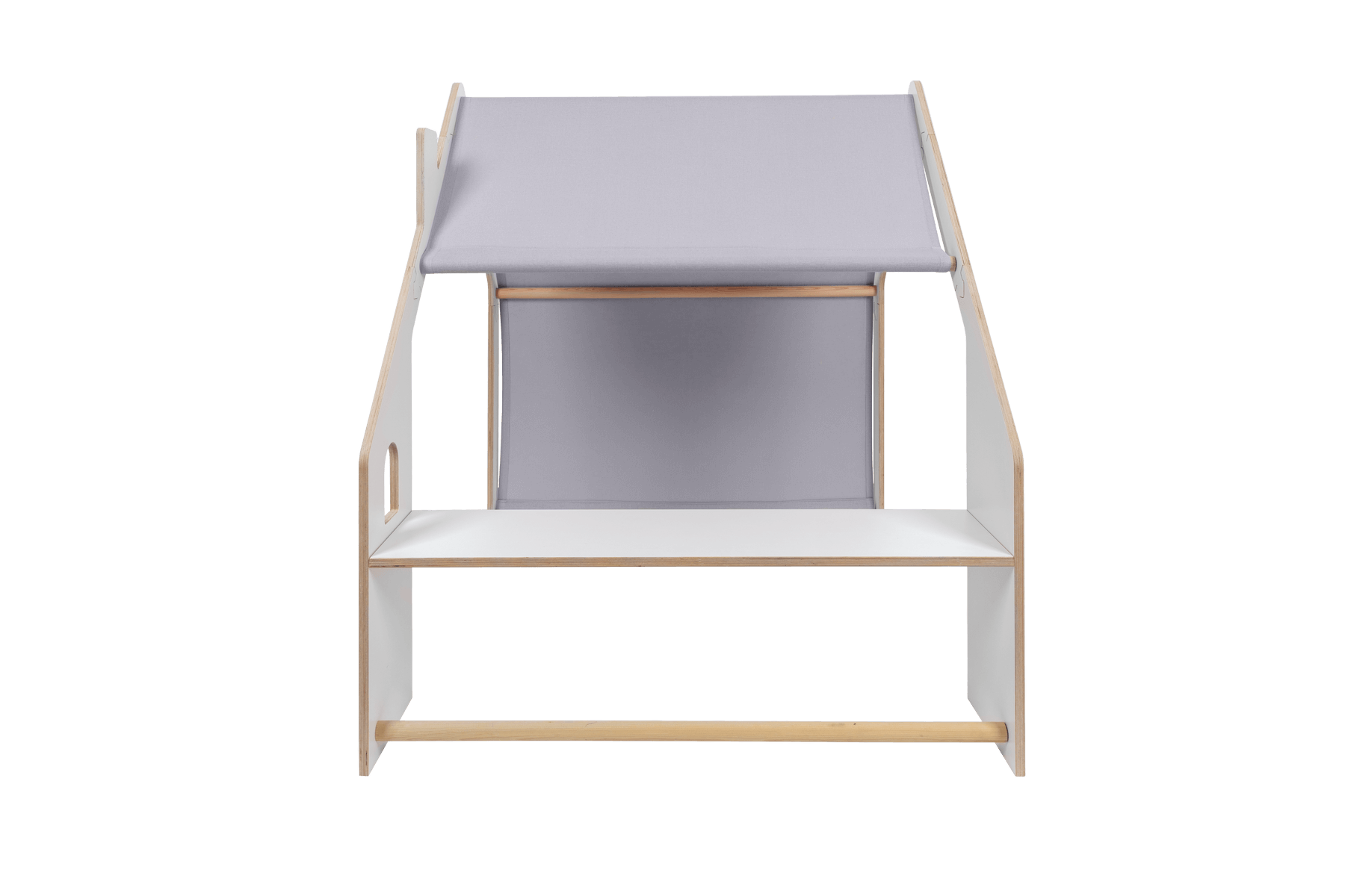 MeowBaby playhouse/shop white with blue roof