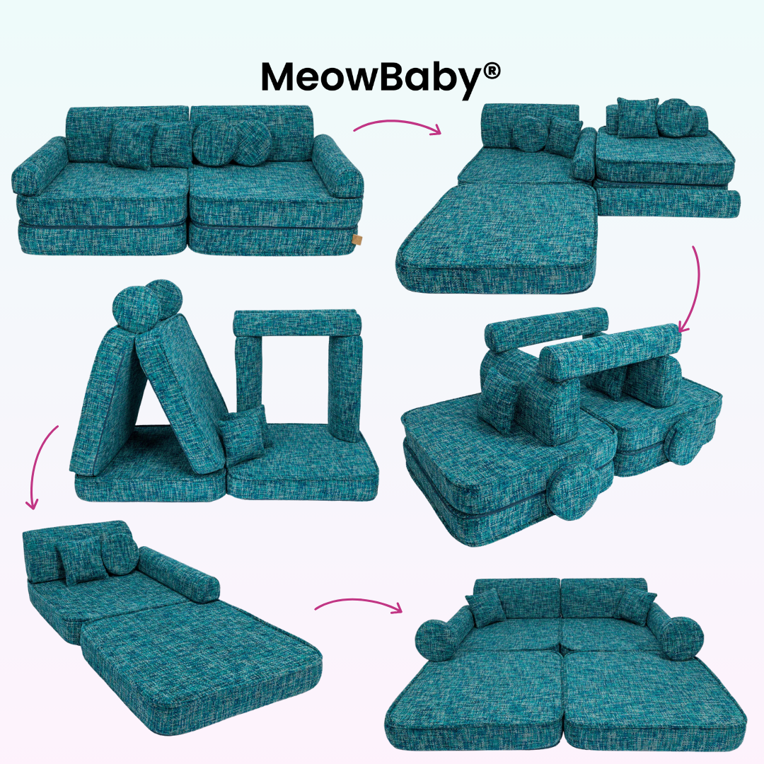 MeowBaby Spielsofa Tangle - Cozy Chenille Edition