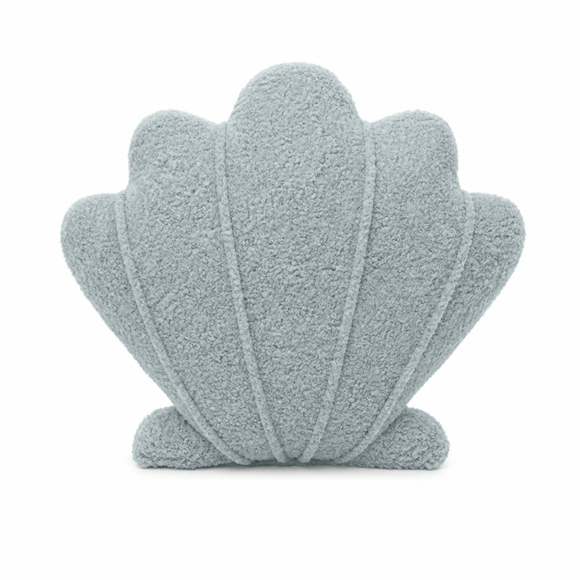 MeowBaby Deko-Kissen Muschel - Soft Bouclé Edition