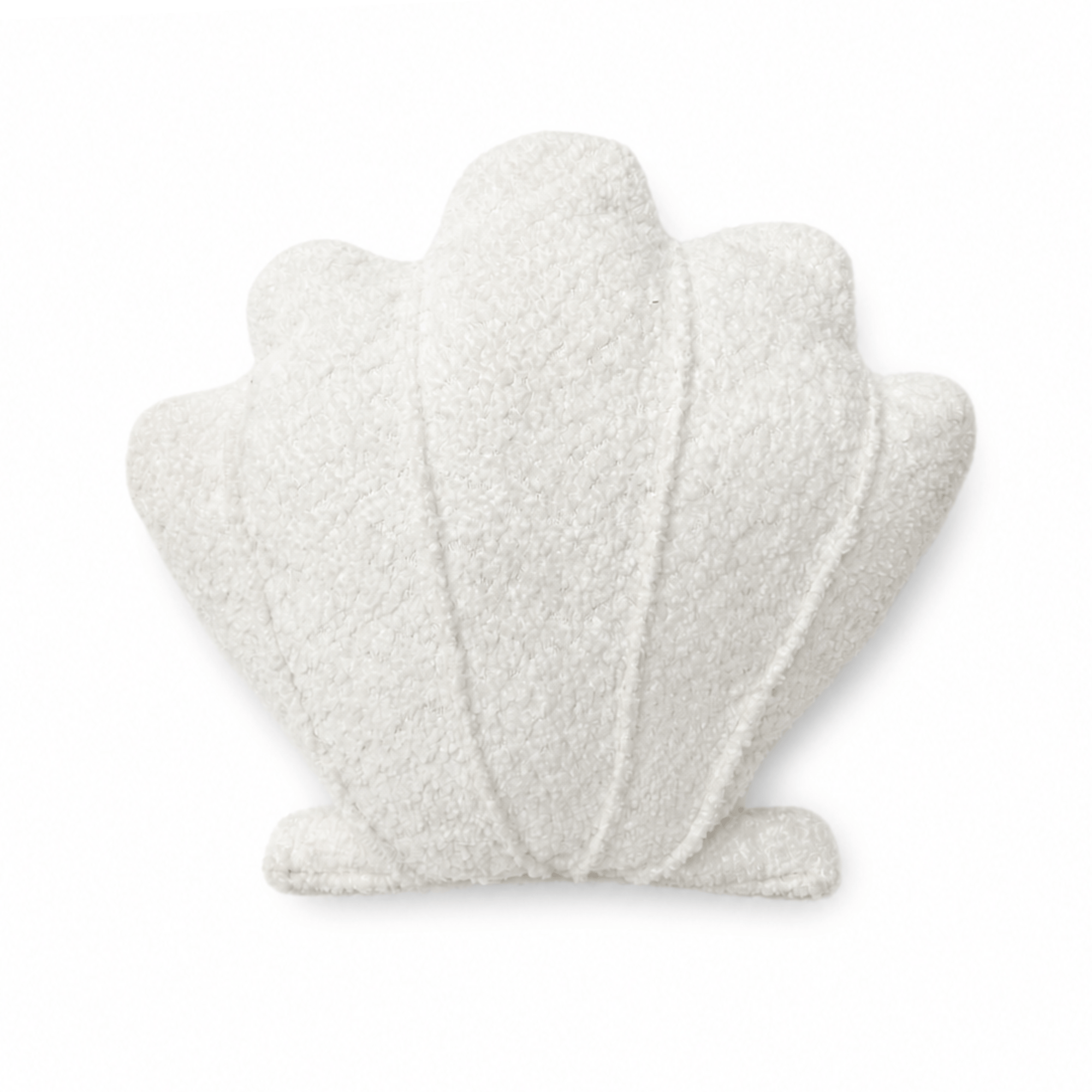 MeowBaby Deko-Kissen Muschel - Soft Bouclé Edition