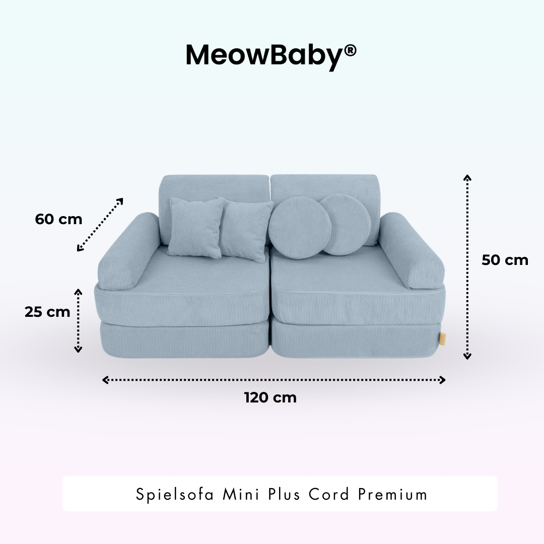 MeowBaby Spielsofa Mini Plus Cord Premium