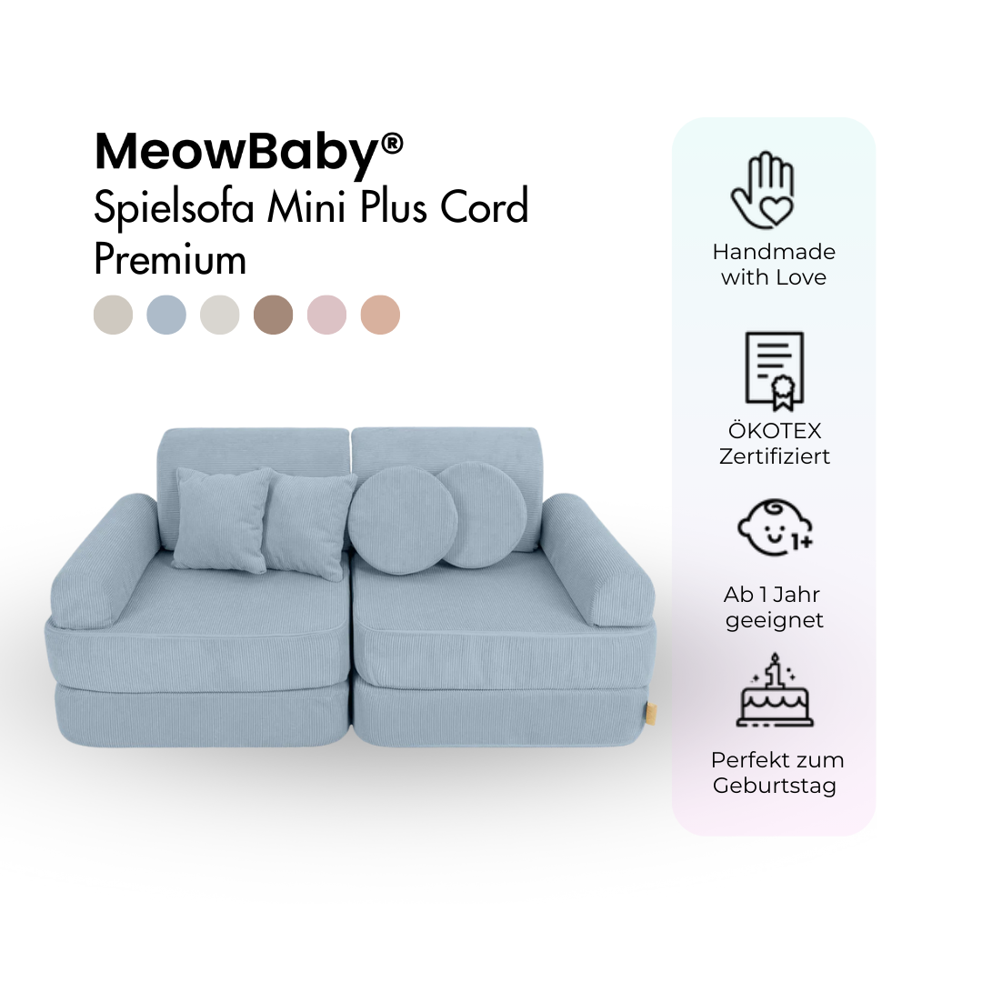 MeowBaby Spielsofa Mini Plus Cord Premium