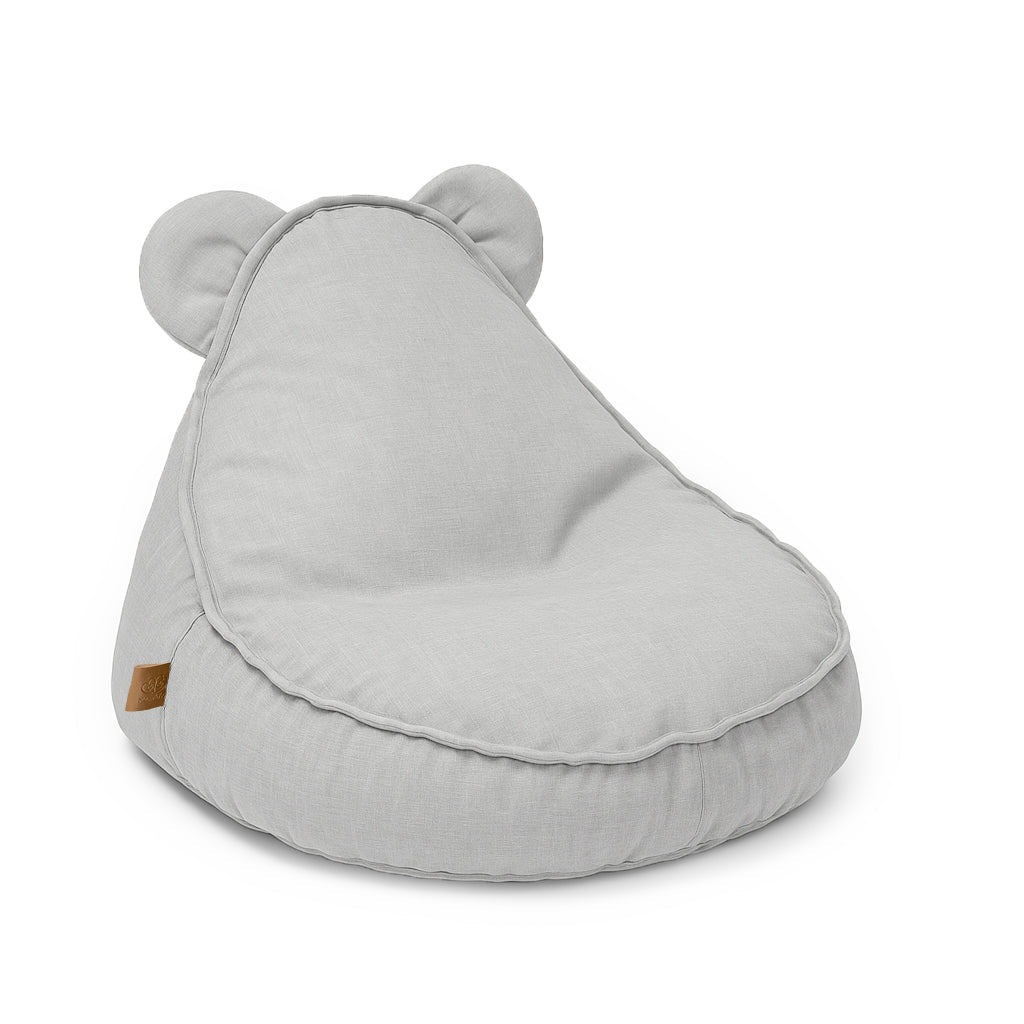 Outzy Sako Bag Teddy Feather Fog Gray - Bean Bag for Kids