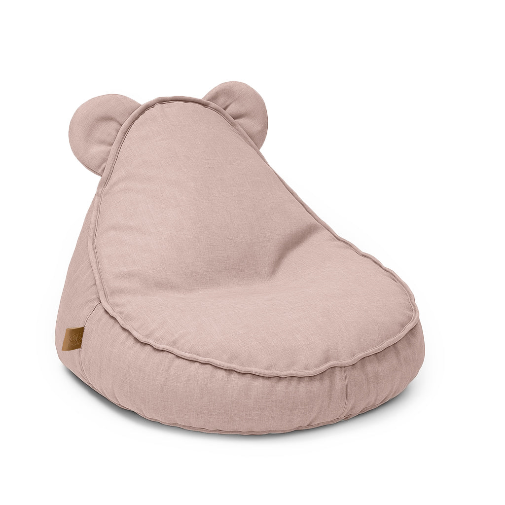 Outzy Sako Bag Teddy Rosy Dune Pink - Bean Bag for Kids