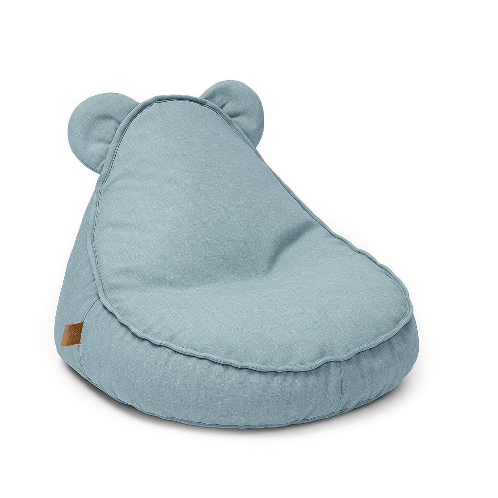 Outzy Sako Bag Teddy Cloudberry Sky Blue - Bean Bag for Kids