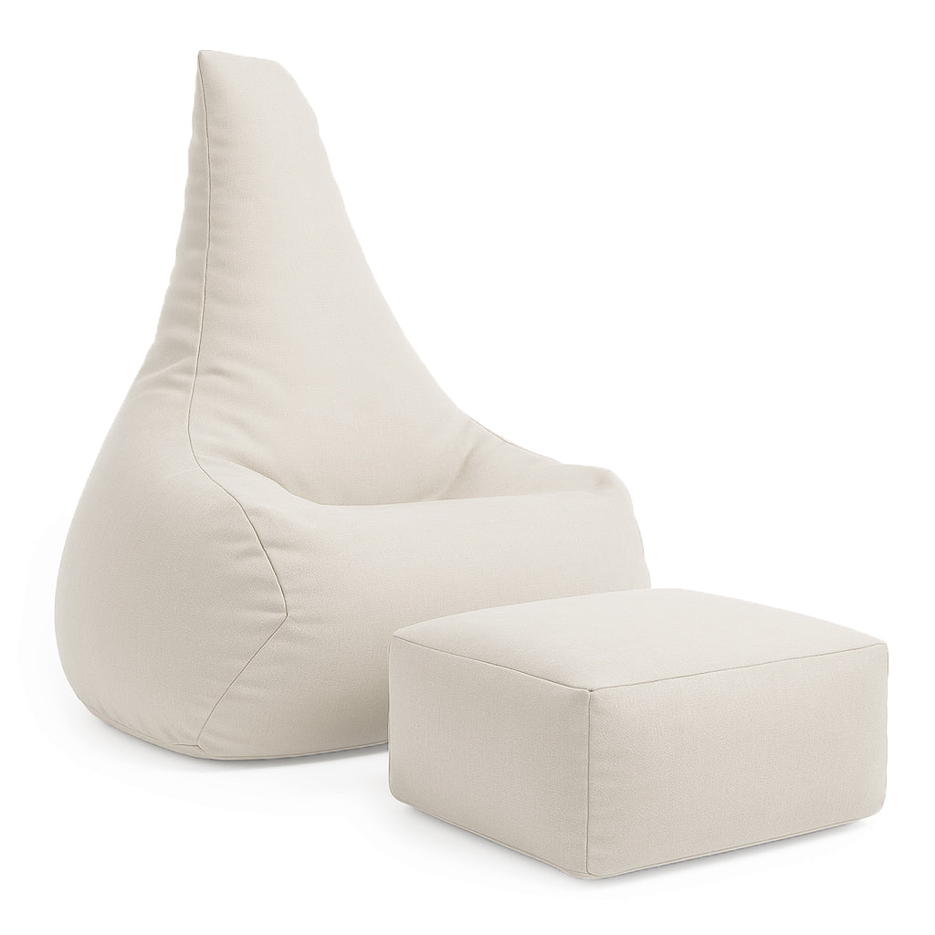 Outzy Sako Bag Tearo Oat Blush Beige - Bean Bag for Kids