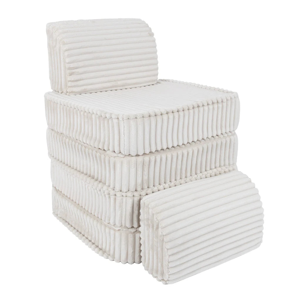 MeowBaby Play Sofa Mini Plus Churros - Cotton Beige