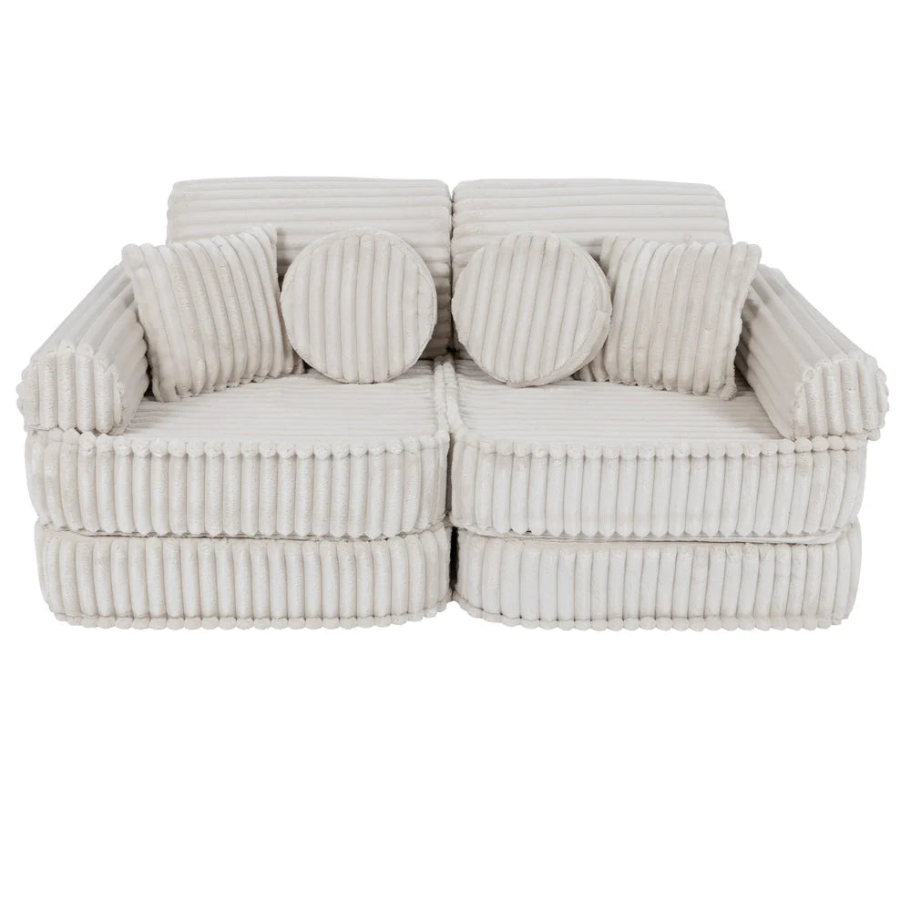 MeowBaby Play Sofa Mini Plus Churros - Cotton Beige