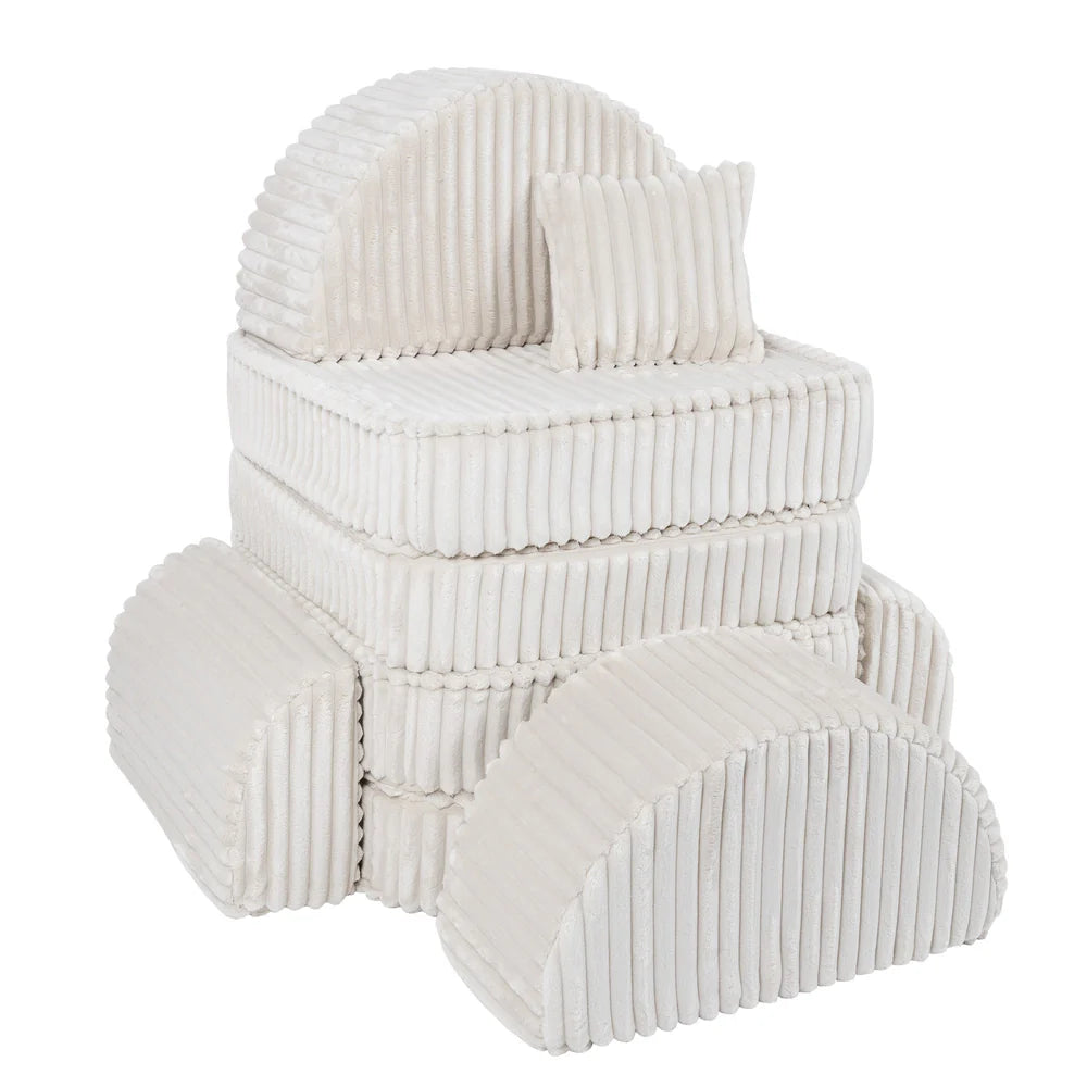 MeowBaby Play Sofa Mini Max Churros - Cotton Beige