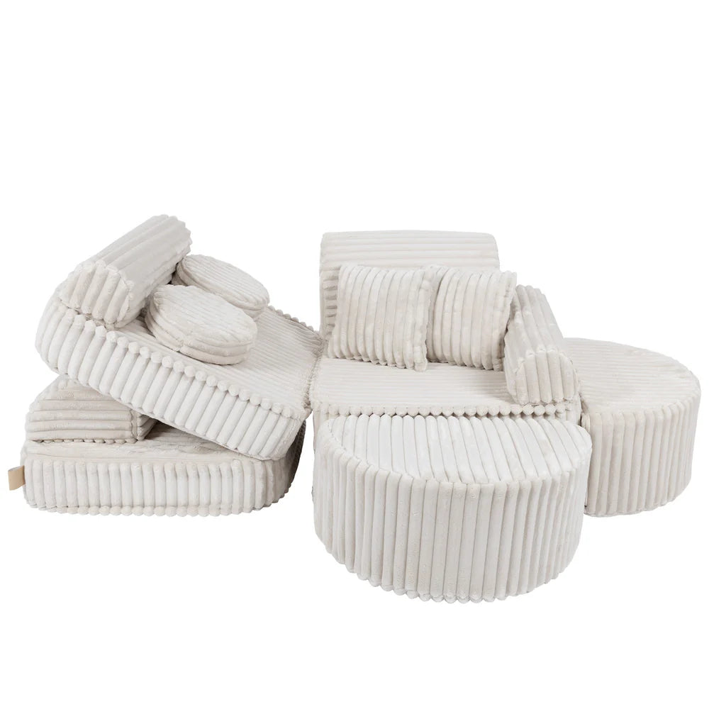 MeowBaby Play Sofa Mini Max Churros - Cotton Beige