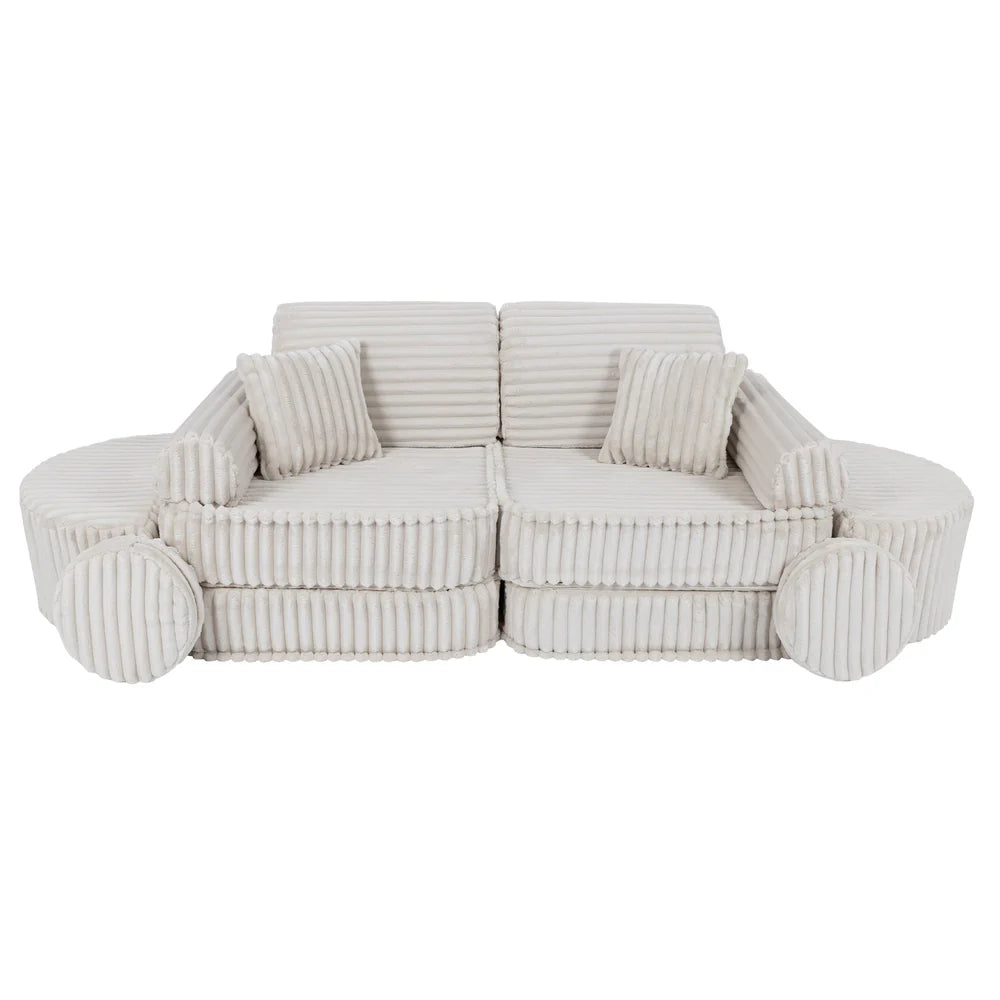 MeowBaby Play Sofa Mini Max Churros - Cotton Beige