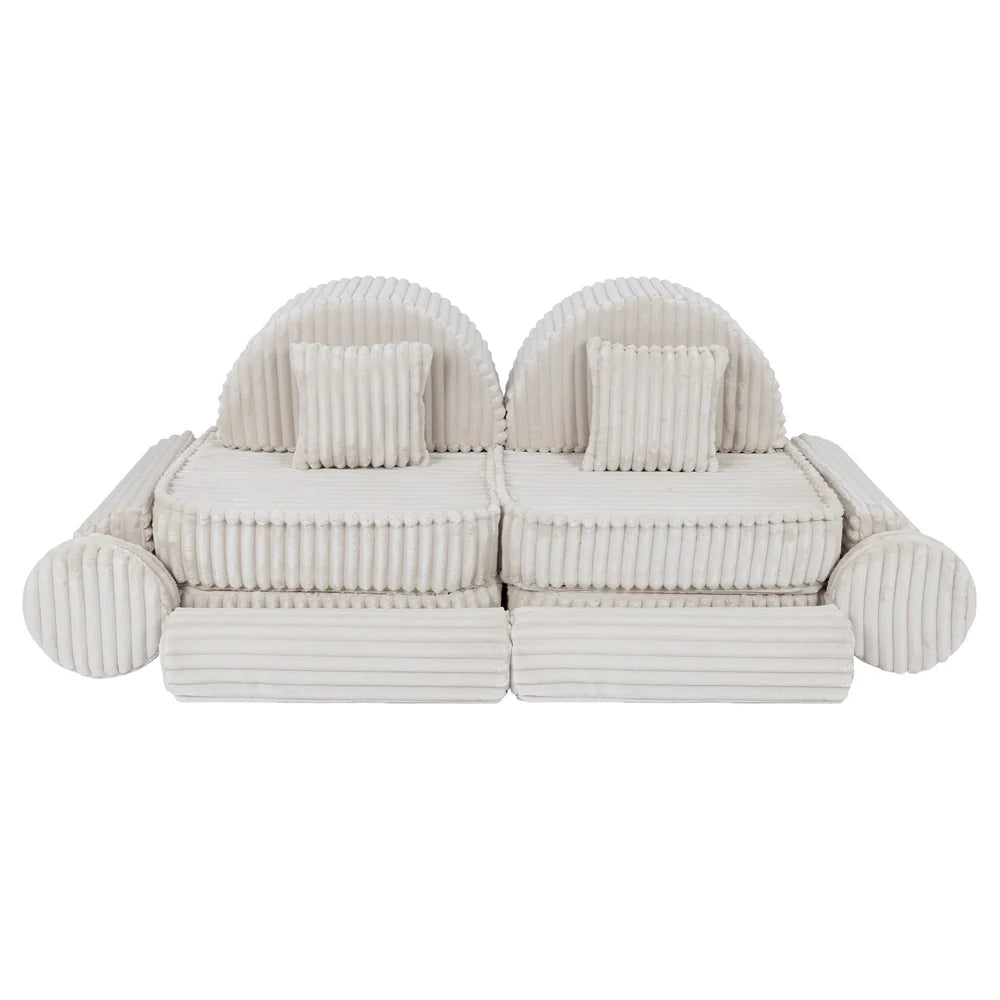 MeowBaby Play Sofa Mini Max Churros - Cotton Beige
