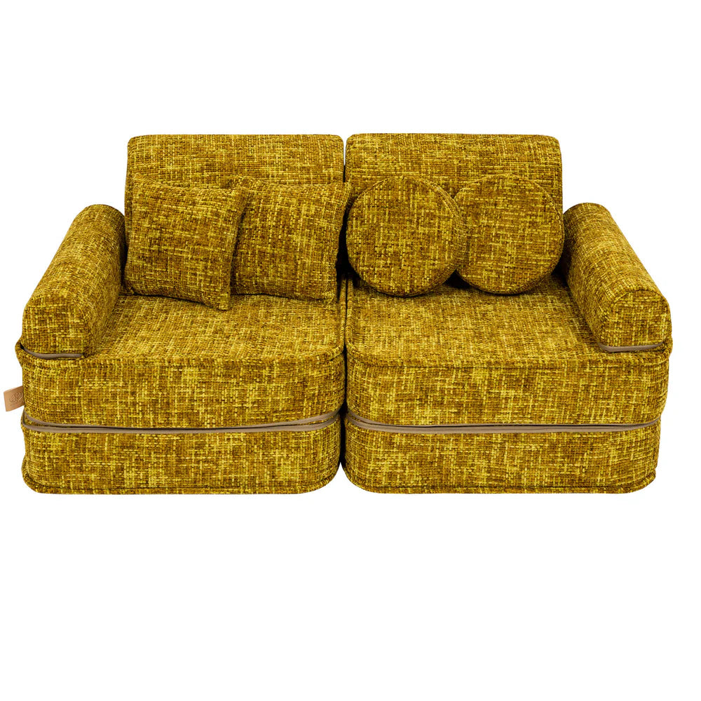 MeowBaby Spielsofa Mini Plus Tangle - Honey Mustard