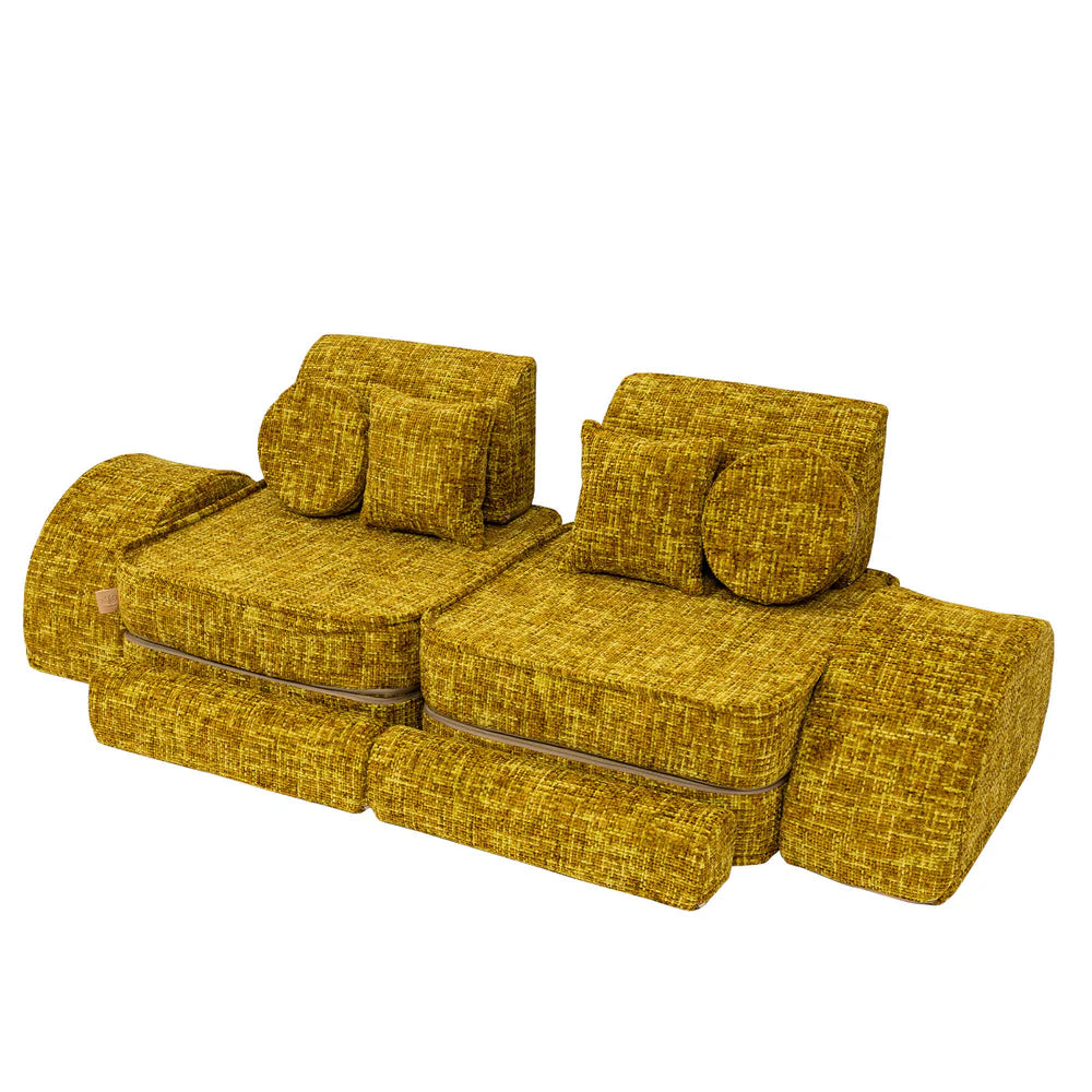 MeowBaby Spielsofa Mini Max Tangle - Honey Mustard