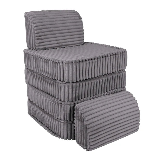 MeowBaby Play Sofa Mini Plus Churros - Jurassic Grey