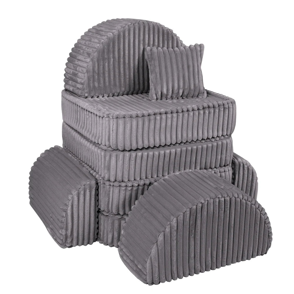 MeowBaby Play Sofa Mini Max Churros - Jurassic Grey