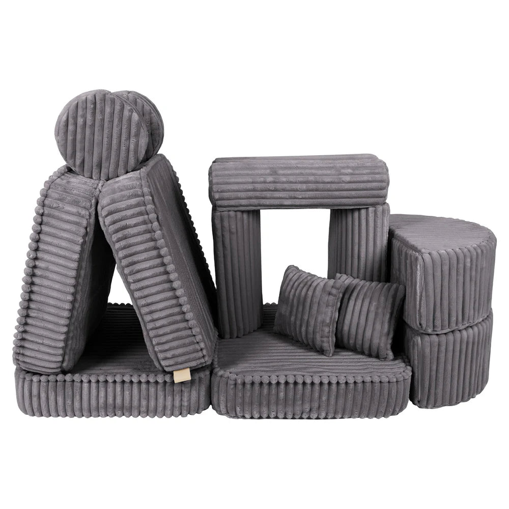 MeowBaby Play Sofa Mini Max Churros - Jurassic Grey