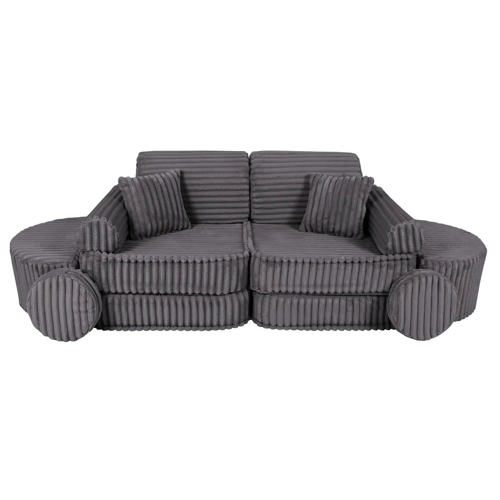 MeowBaby Play Sofa Mini Max Churros - Jurassic Grey