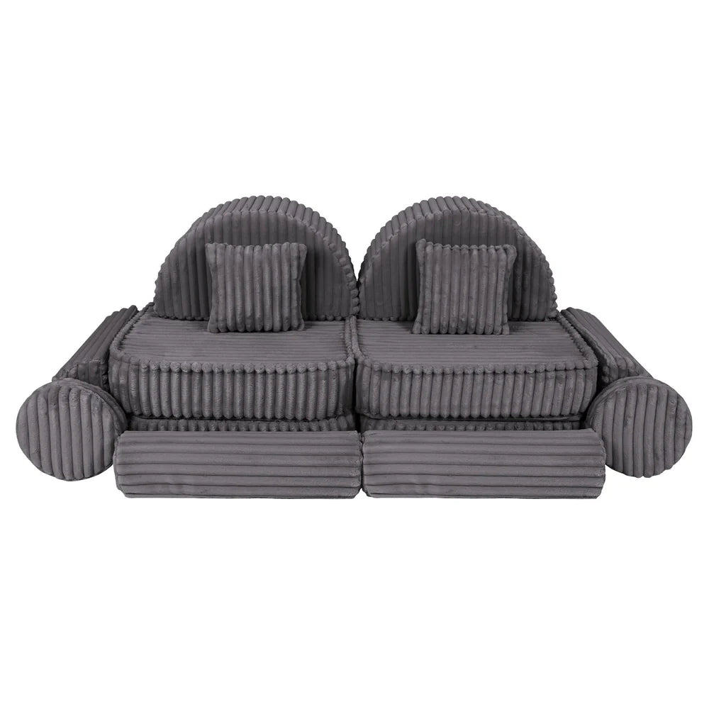MeowBaby Play Sofa Mini Max Churros - Jurassic Grey