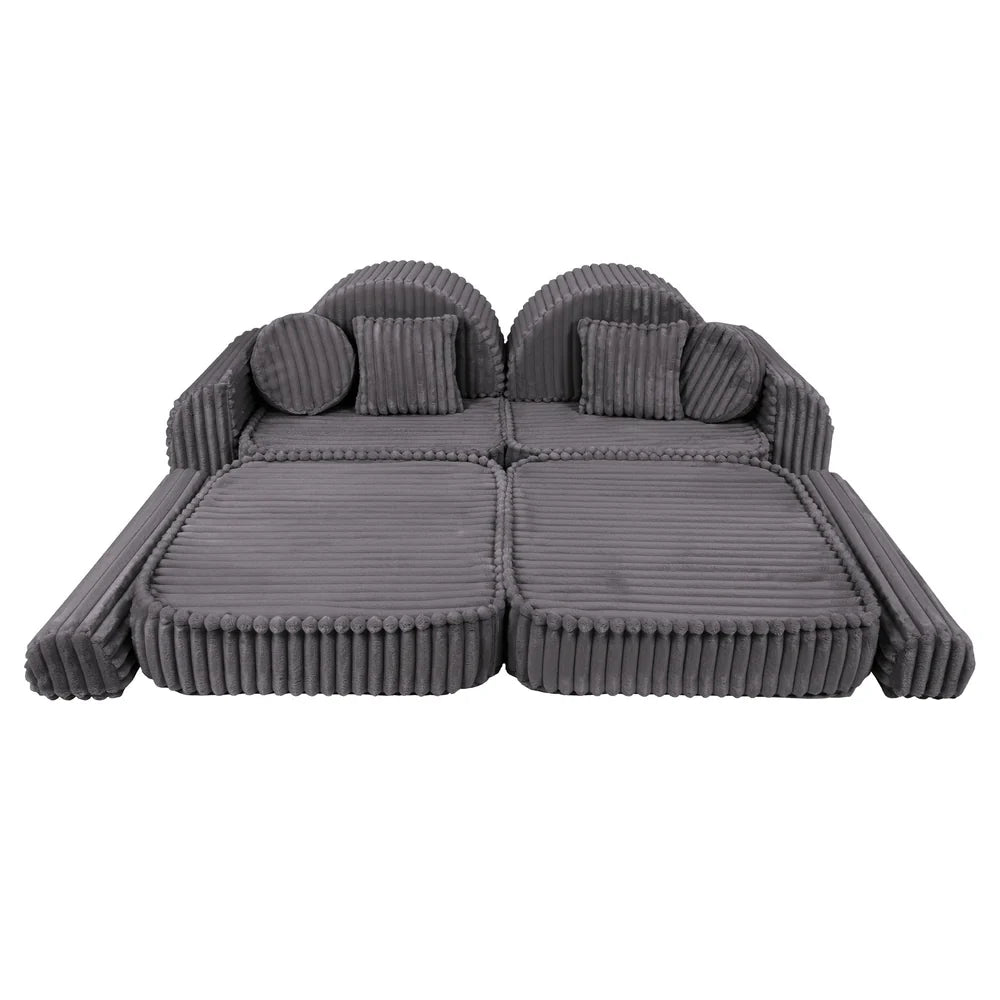 MeowBaby Play Sofa Mini Max Churros - Jurassic Grey