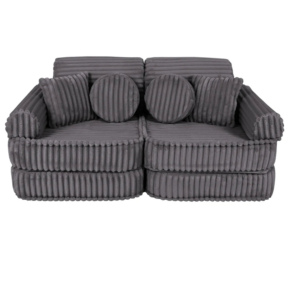 MeowBaby Play Sofa Mini Plus Churros - Jurassic Grey