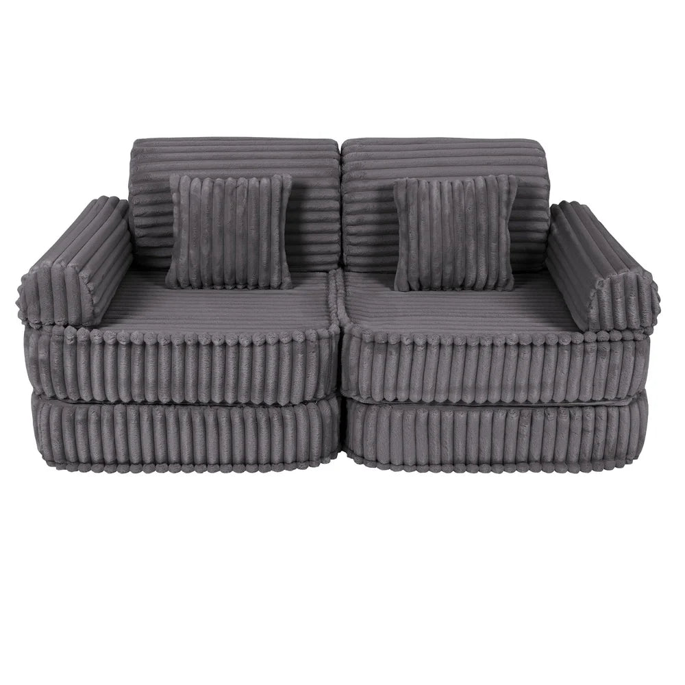 MeowBaby Play Sofa Mini Plus Churros - Jurassic Grey