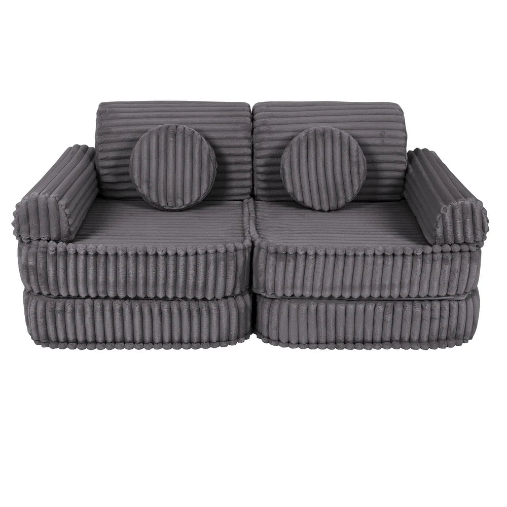 MeowBaby Play Sofa Mini Plus Churros - Jurassic Grey