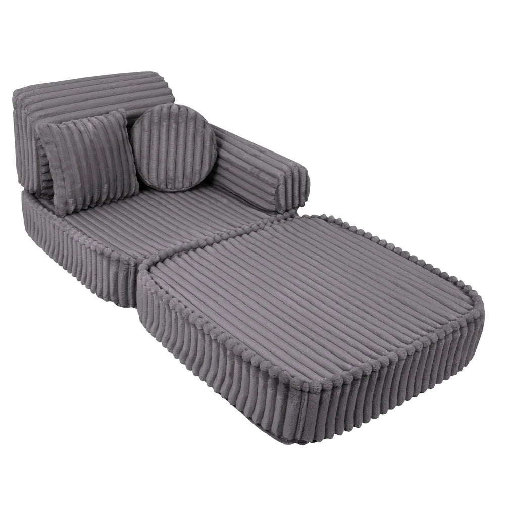 MeowBaby Play Sofa Mini Plus Churros - Jurassic Grey