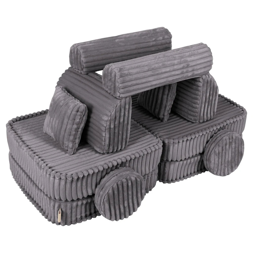 MeowBaby Play Sofa Mini Plus Churros - Jurassic Grey