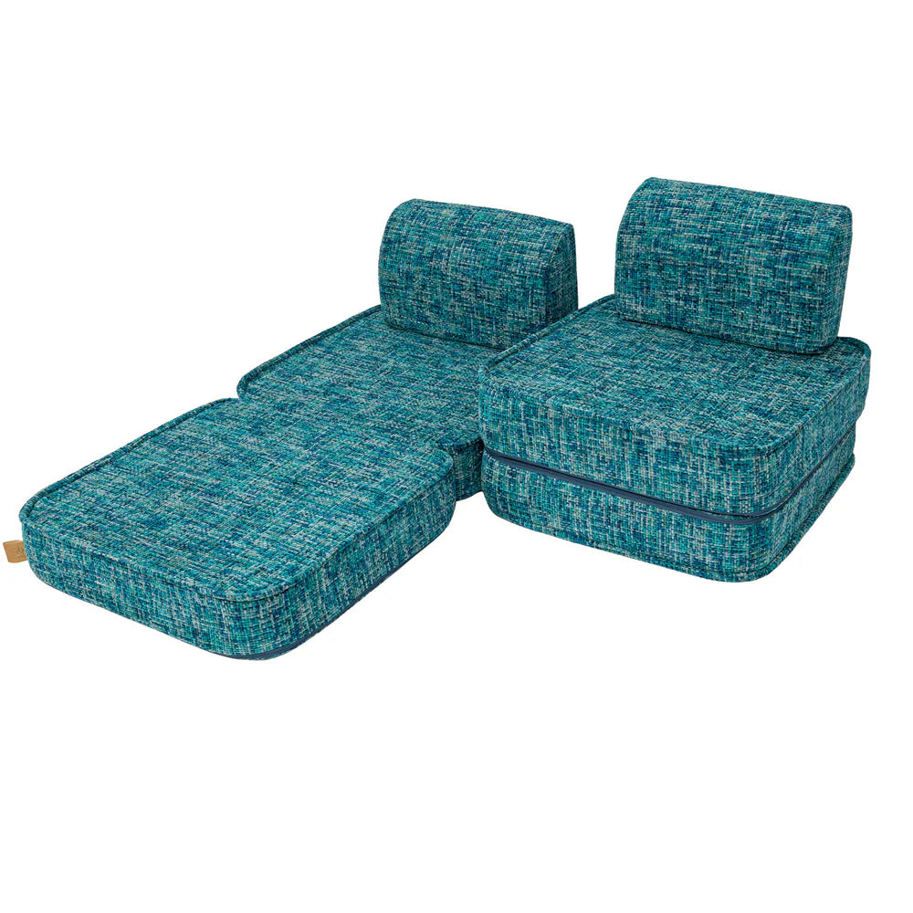 MeowBaby Spielsofa Mini Plus Tangle - Lagoon Blue