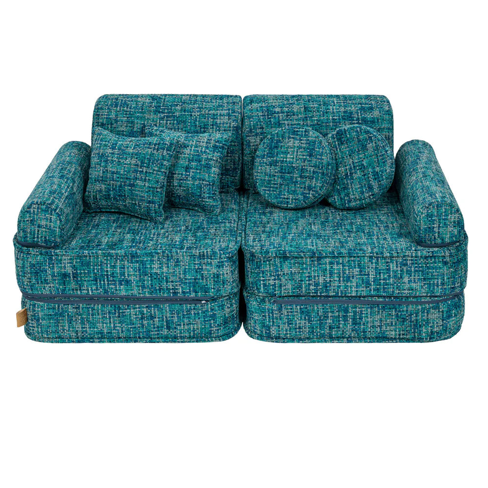 MeowBaby Spielsofa Mini Plus Tangle - Lagoon Blue
