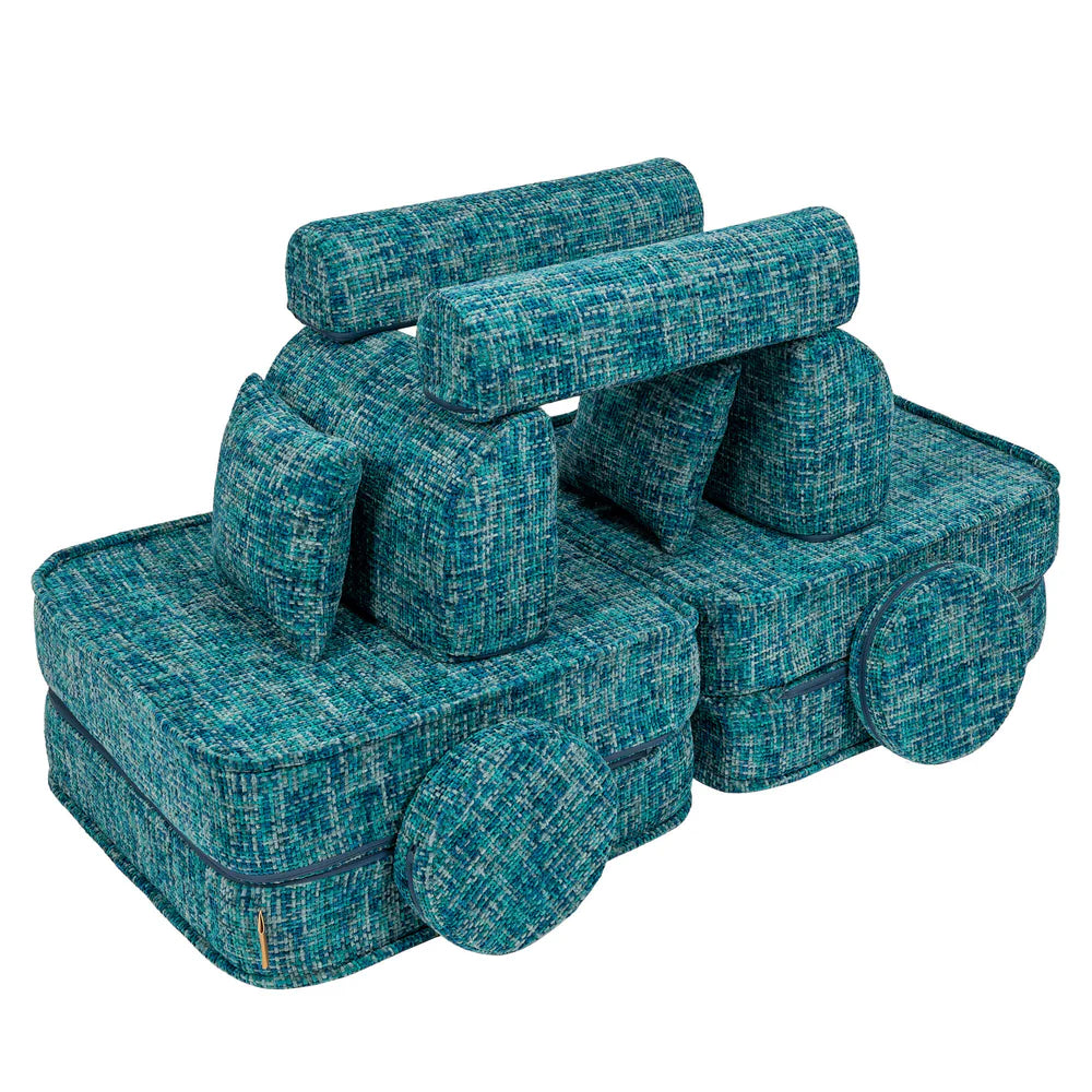 MeowBaby Spielsofa Mini Plus Tangle - Lagoon Blue