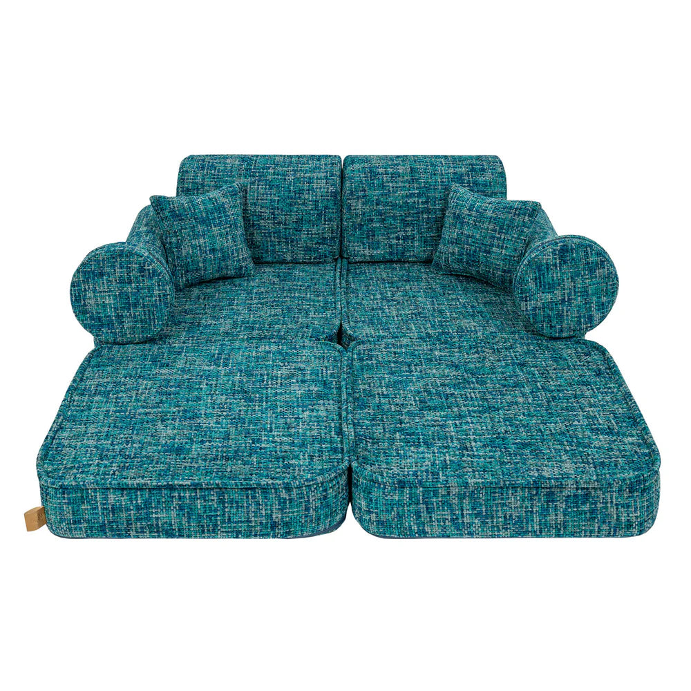 MeowBaby Spielsofa Mini Plus Tangle - Lagoon Blue