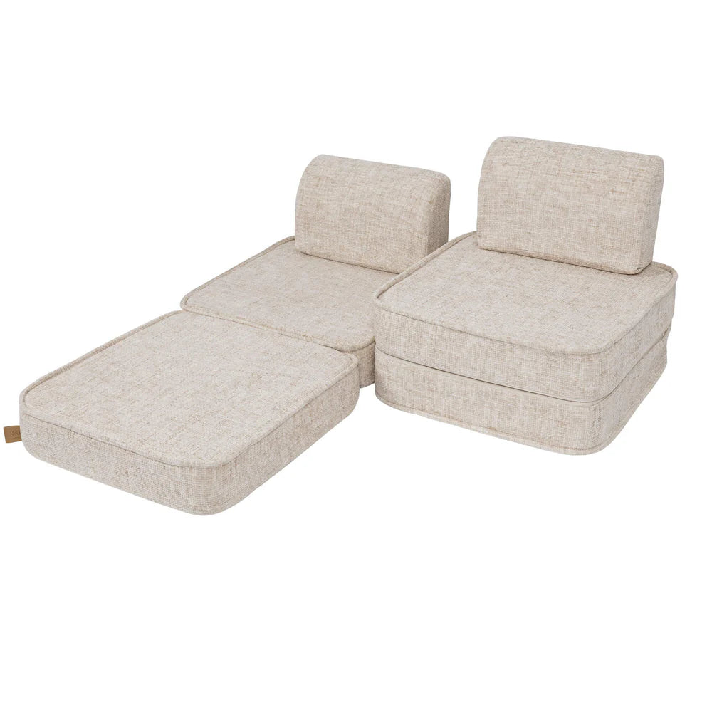 MeowBaby Spielsofa Mini Plus Tangle - Marshmallow Beige