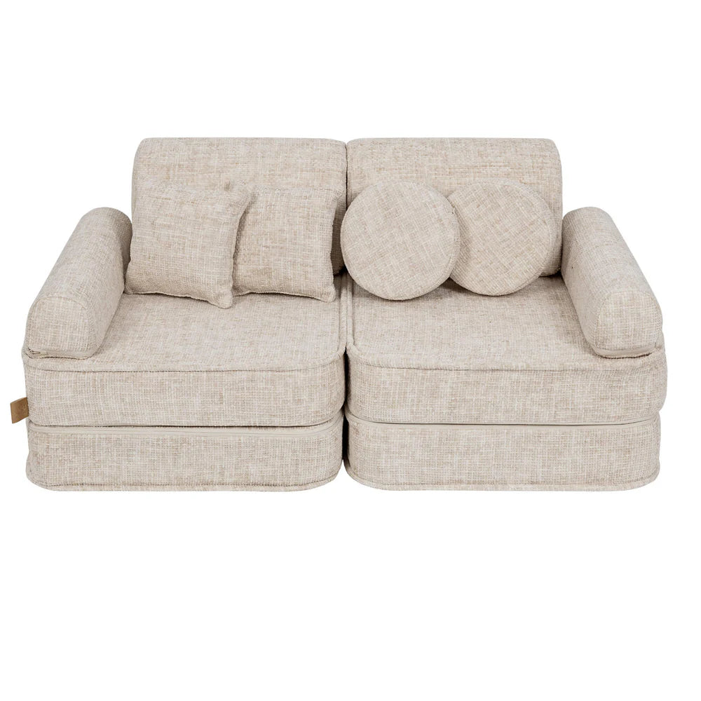MeowBaby Play Sofa Mini Plus Tangle - Marshmallow Beige