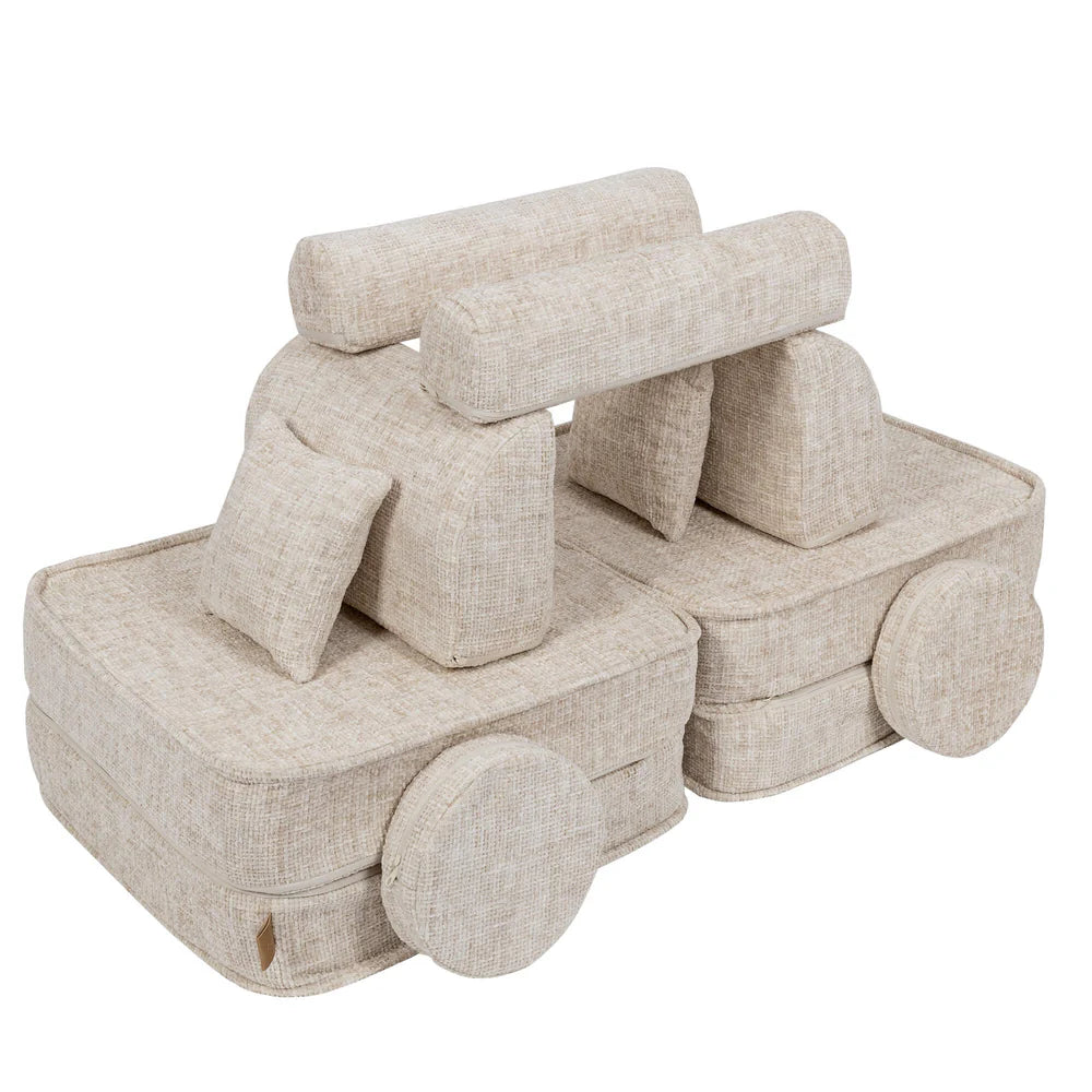 MeowBaby Play Sofa Mini Plus Tangle - Marshmallow Beige