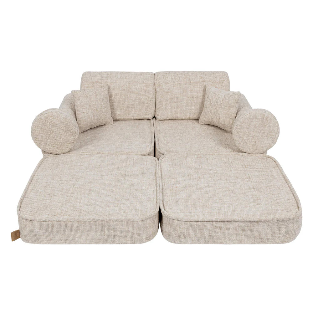 MeowBaby Play Sofa Mini Plus Tangle - Marshmallow Beige