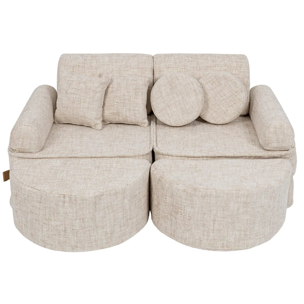 MeowBaby Play Sofa Mini Max Tangle - Marshmallow Beige
