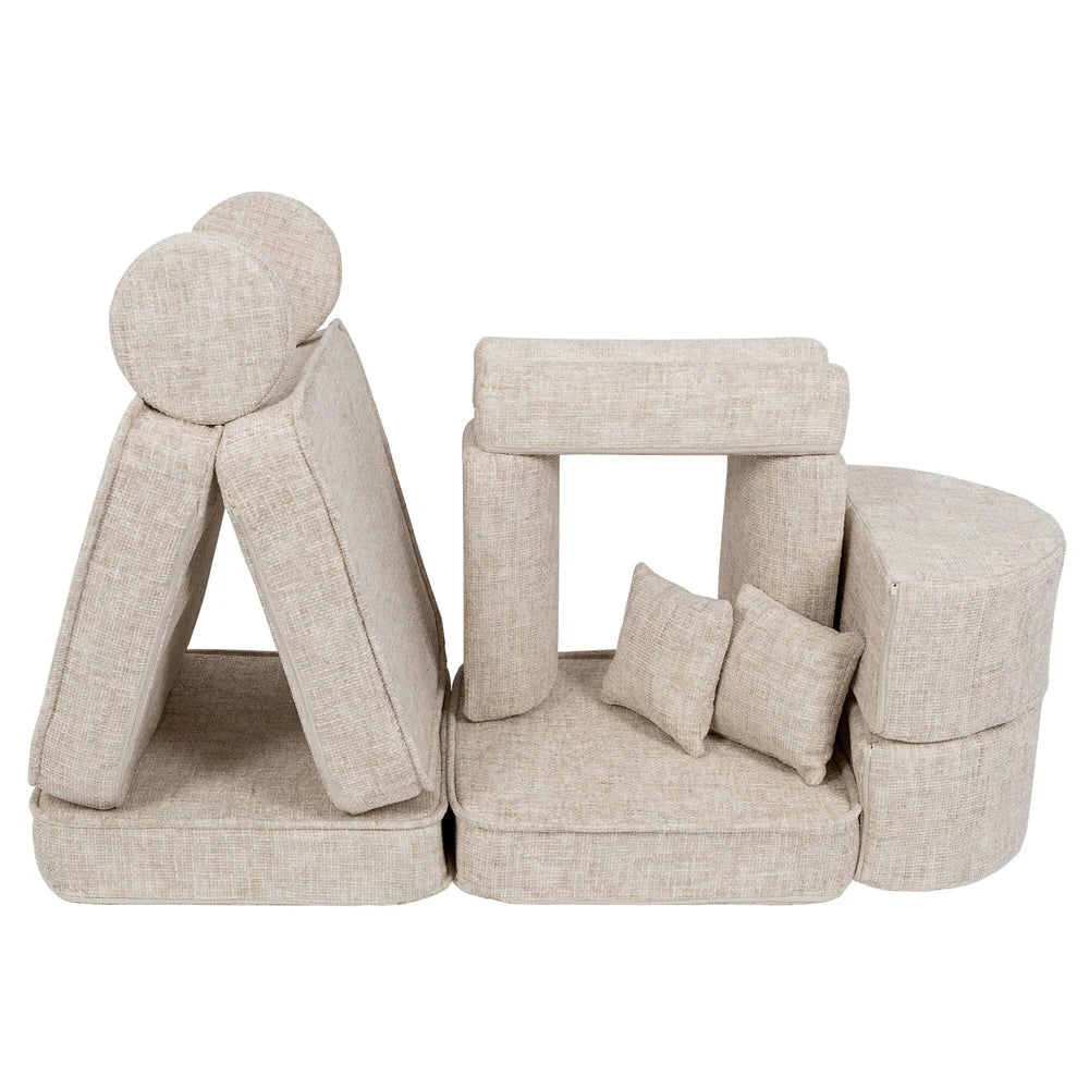 MeowBaby Play Sofa Mini Max Tangle - Marshmallow Beige
