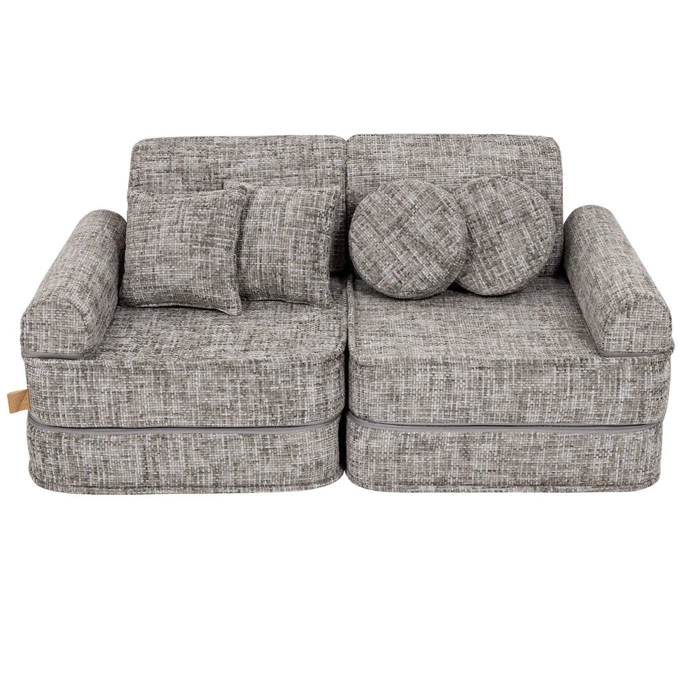 MeowBaby Play Sofa Mini Max Tangle - Moon Grey