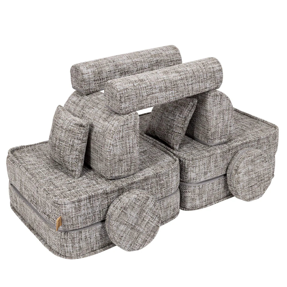 MeowBaby Play Sofa Mini Max Tangle - Moon Grey