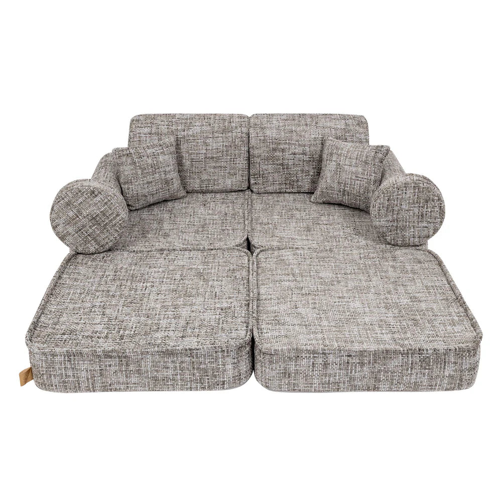 MeowBaby Play Sofa Mini Max Tangle - Moon Grey