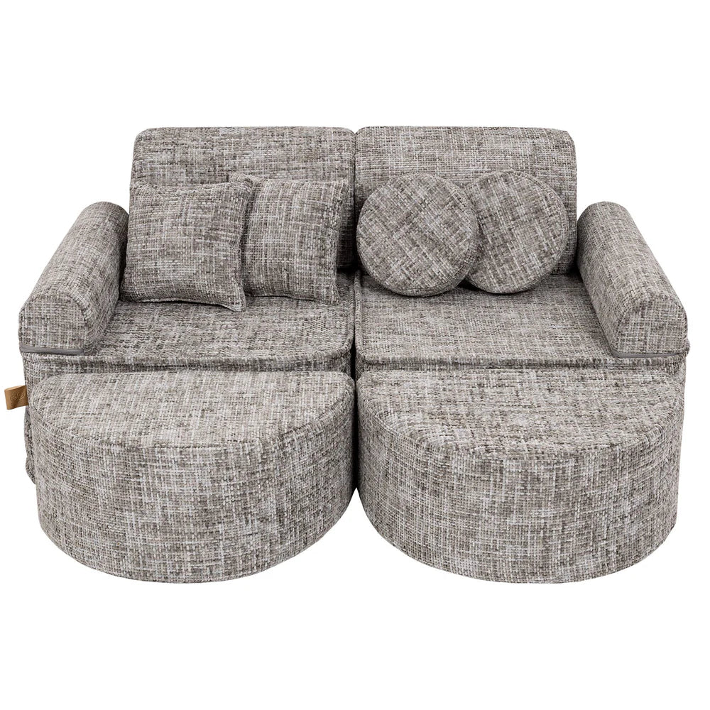 MeowBaby Play Sofa Mini Max Tangle - Moon Grey